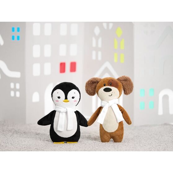 Мягкая игрушка Beastie Toys, пингвиненок с белым шарфом-4