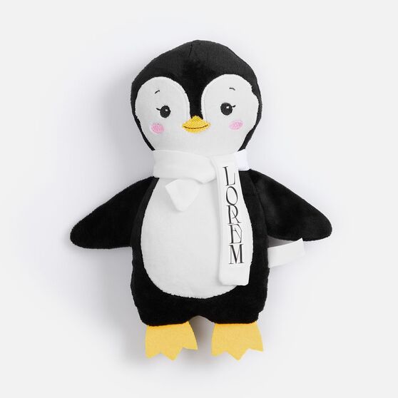 Мягкая игрушка Beastie Toys, пингвиненок с белым шарфом-5