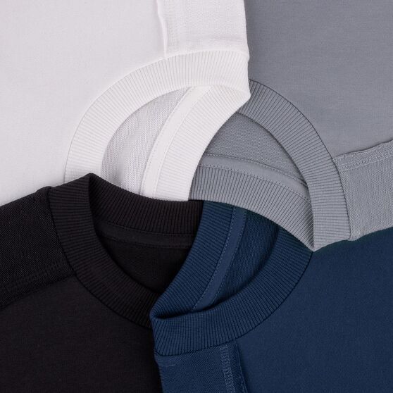 Свитшот унисекс Vozduh, светло-серый-4