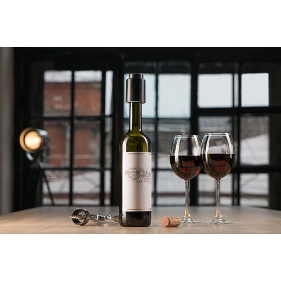 Винный набор Winetura, черный-7