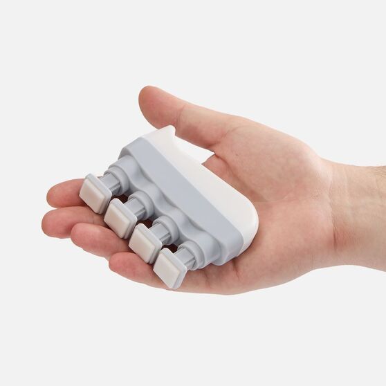 Эспандер кистевой FingerTap, серый с белым-5