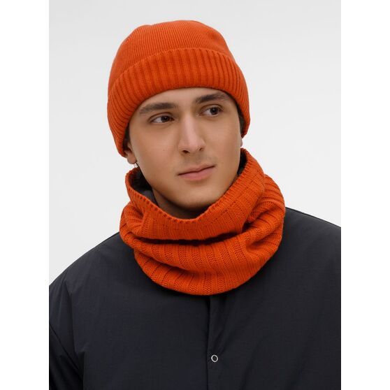 Шапка ComFleece, темно-оранжевая (кирпичная)-7
