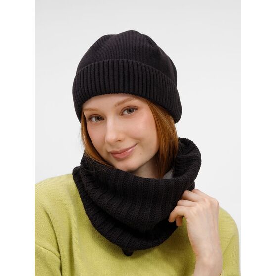 Шапка ComFleece, черная-6
