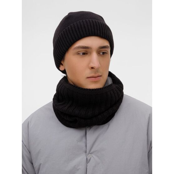 Шапка ComFleece, черная-7