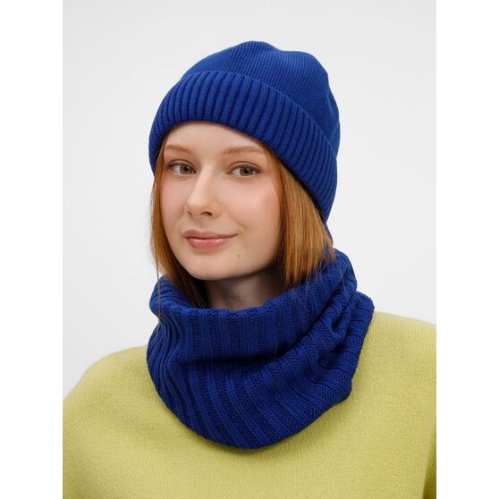 Шапка ComFleece, темно-синяя (кобальт)-6