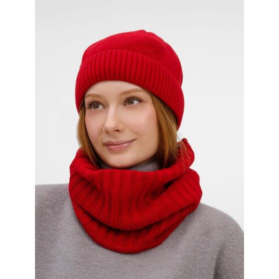 Шапка ComFleece, красная-6