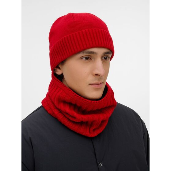 Шапка ComFleece, красная-7