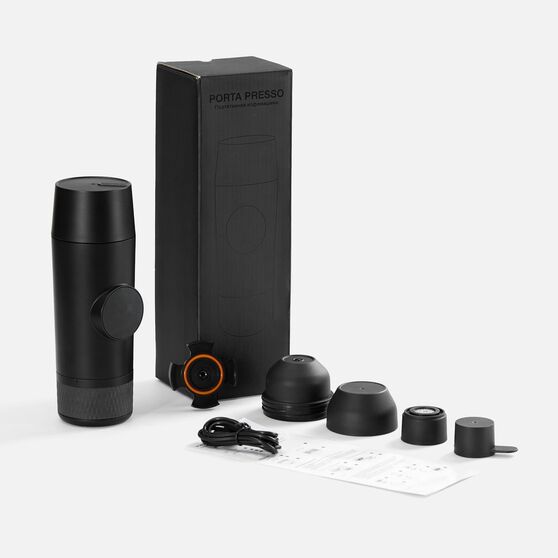 Портативная кофемашина Porta Presso, черная-5