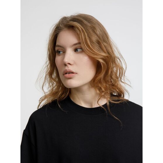 Футболка оверсайз унисекс Lavinia, черная-6