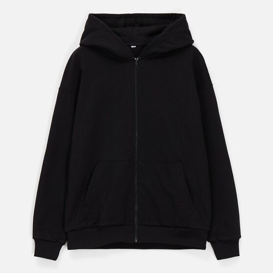 Толстовка унисекс оверсайз Sartoro, черная-1
