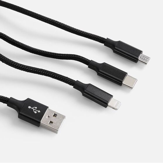 Кабель Triple Charge в футляре ver.2, черный-3
