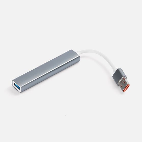 USB-хаб Slotto, серый-2