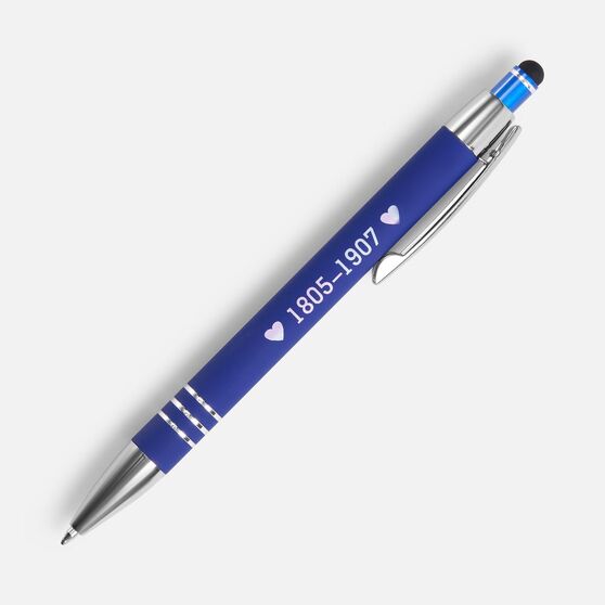 Ручка шариковая Sansen Soft Touch со стилусом, синяя-8