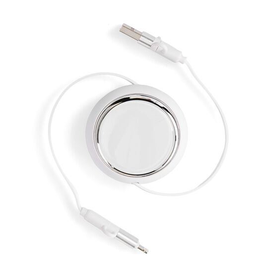 Складной кабель с переходниками pocketCoil, белый-6