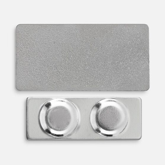 Значок Magnet Matto, серебристый глянцевый-3