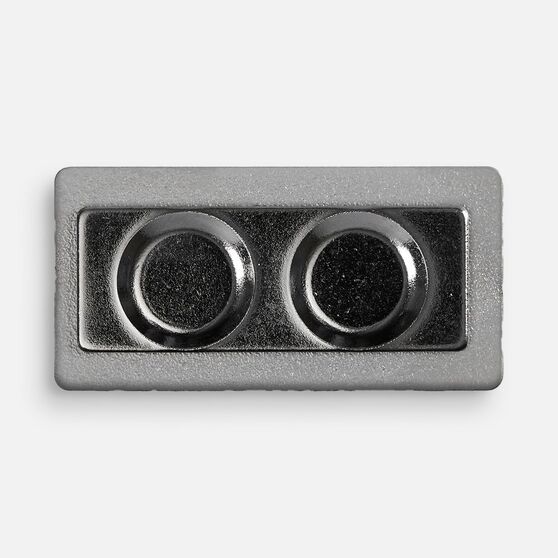 Значок Magnet Matto, серебристый глянцевый-4
