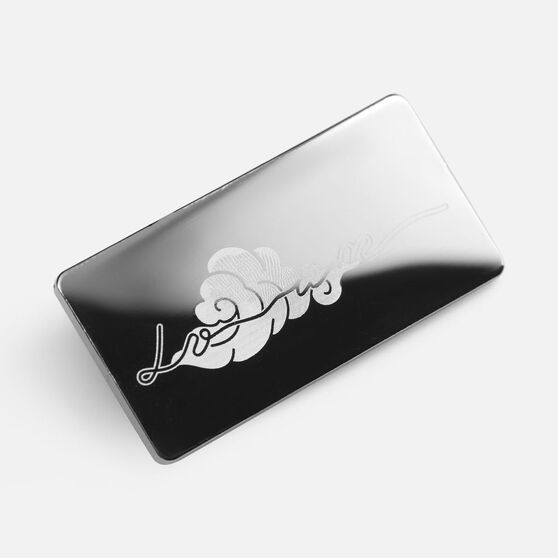 Значок Magnet Matto, серебристый глянцевый-8