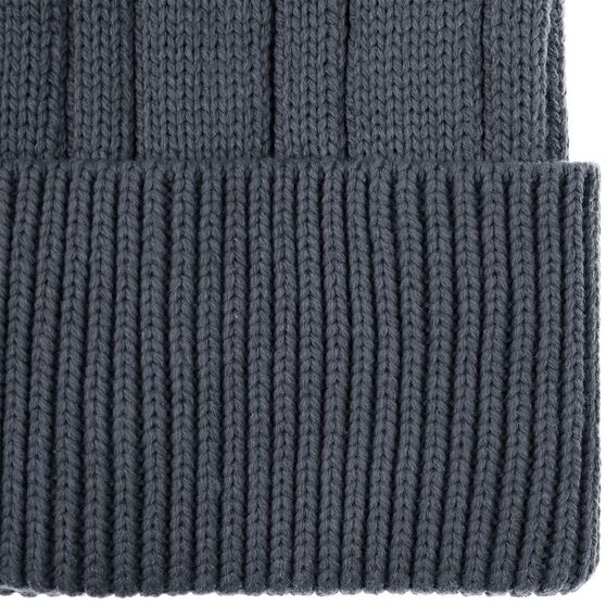 Шапка Knit Beat, серая (графит)-3