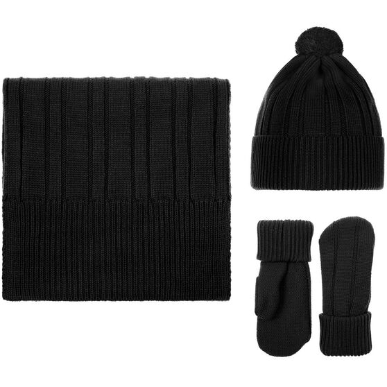 Шапка Knit Beat, черная-4
