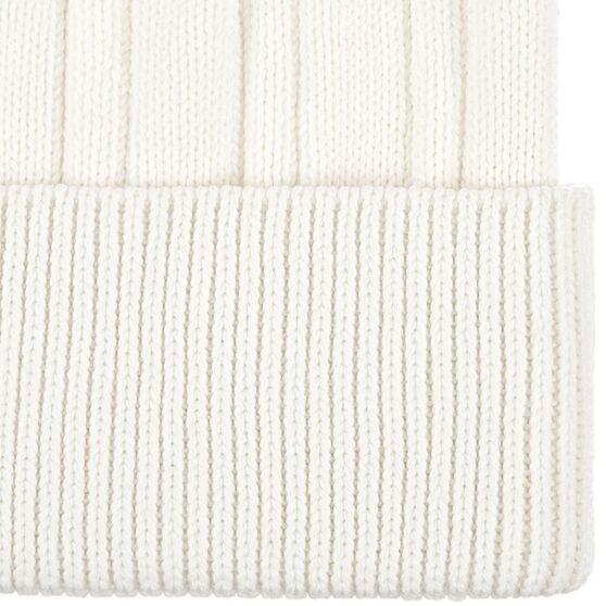 Шапка Knit Beat, белая (молочная)-3