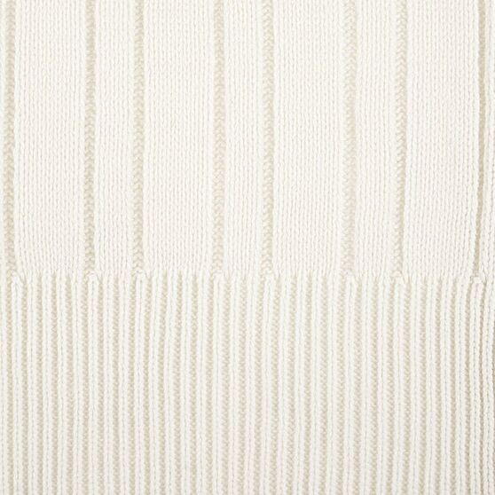 Шарф Knit Beat, белый (молочный)-3