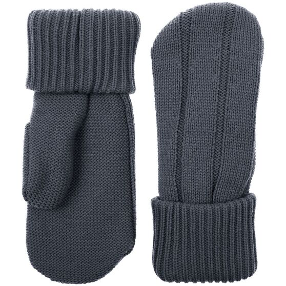 Варежки Knit Beat, темно-серые-1