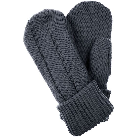 Варежки Knit Beat, темно-серые-2