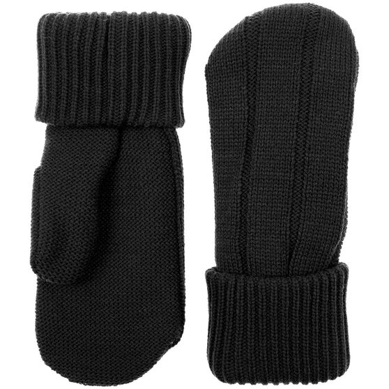 Варежки Knit Beat, черные-1