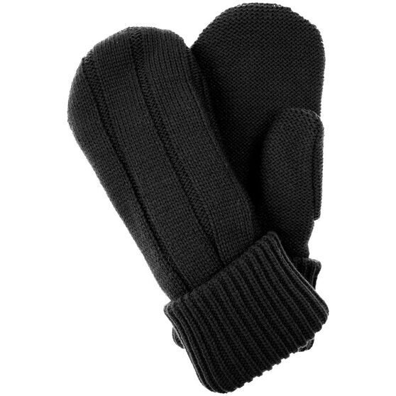 Варежки Knit Beat, черные-2
