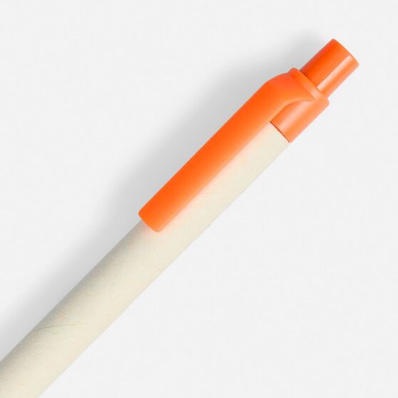 Ручка шариковая MilkMake, оранжевая-3