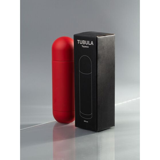 Термос Tubula Soft Touch, красный-6