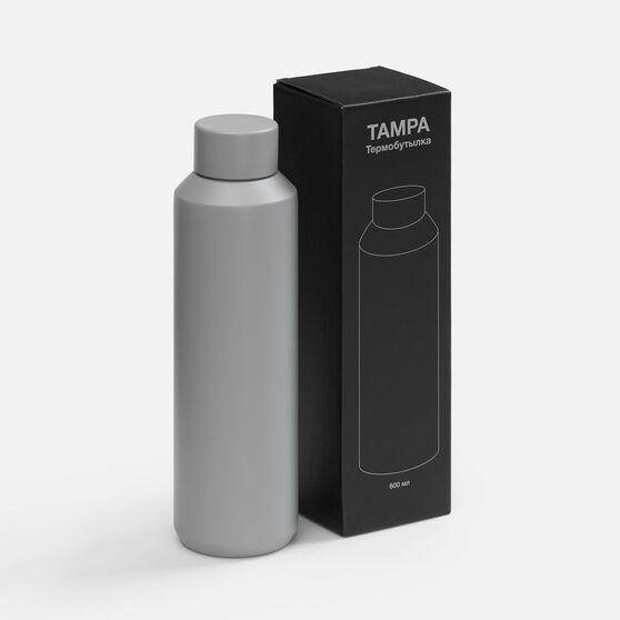 Термобутылка Tampa, серая-5