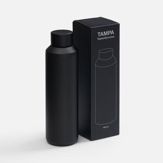 Термобутылка Tampa, черная-5
