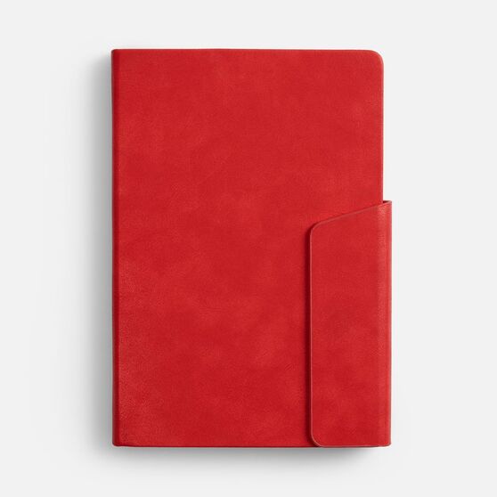 Ежедневник Leadmark, недатированный, красный-1