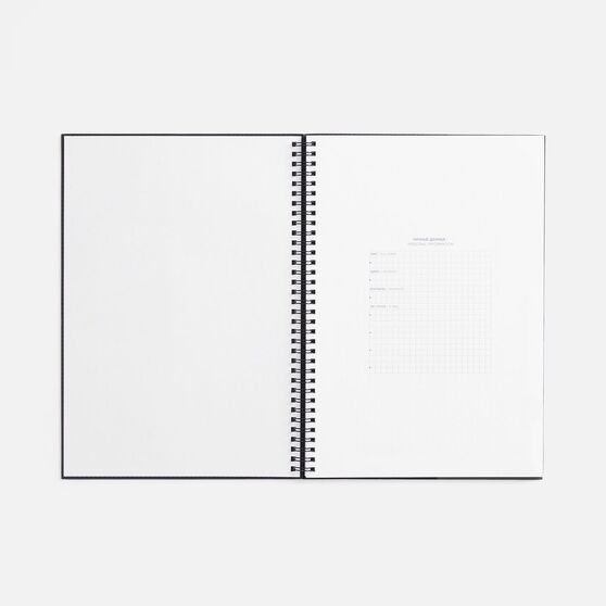 Ежедневник Notera Maxi, недатированный, черный-10