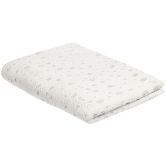 Плед Snowspot Fluffy, белый с люрексом-5