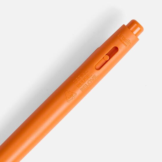 Ручка шариковая Prodir DS11 PMP, оранжевая-5