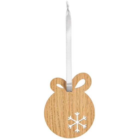 Деревянная подвеска Christmate, шар-2
