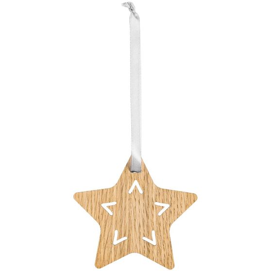 Деревянная подвеска Christmate, звезда-2