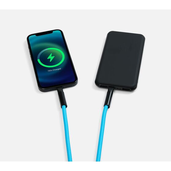 Кабель-ланьярд energyFlex Power Delivery 60 Вт, голубой-7