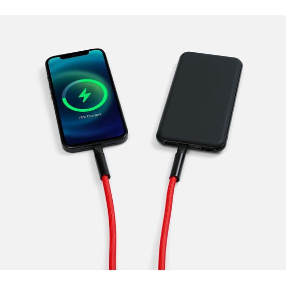 Кабель-ланьярд energyFlex Power Delivery 60 Вт, красный-7