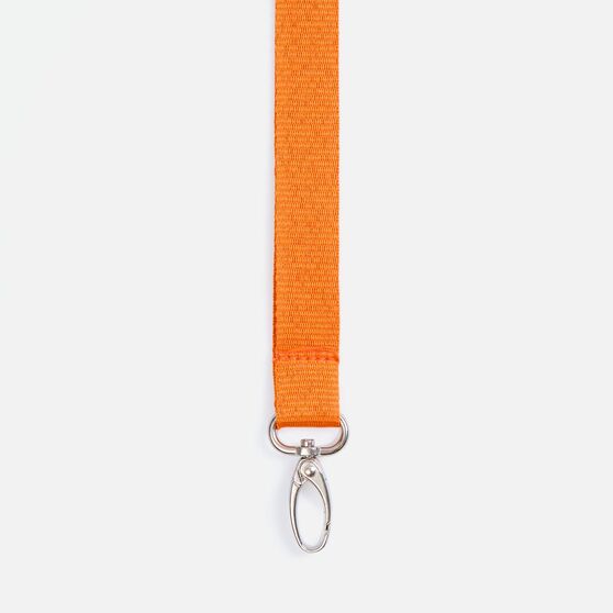 Лента для бейджа Pin, светло-оранжевая-4