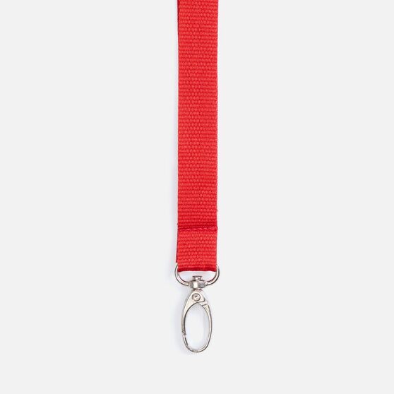 Лента для бейджа Pin, красная-4