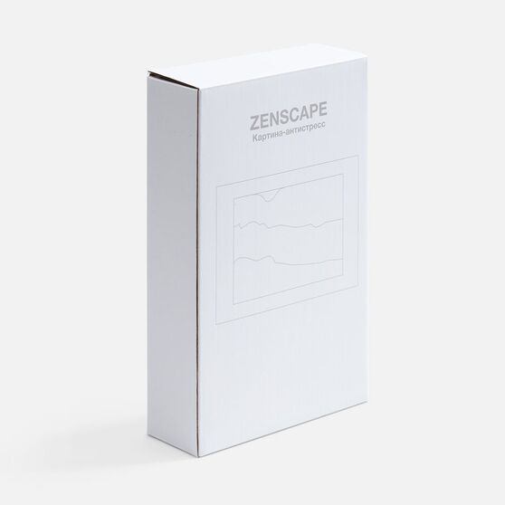 Песочная картина-антистресс Zenscape, белая с синим-9