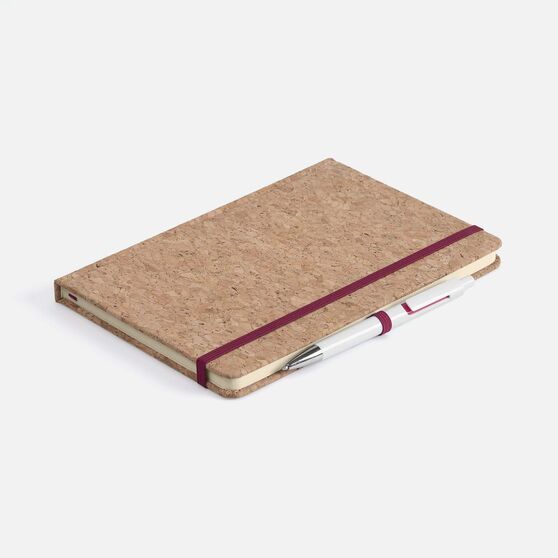 Блокнот Corkfolio, красный-7