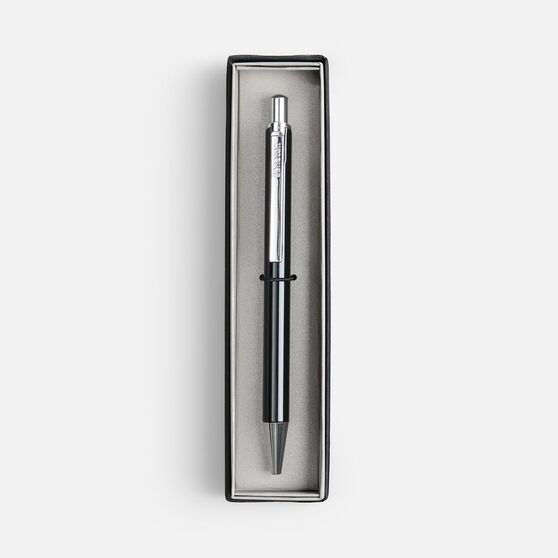Ручка шариковая Arvent Glossy в футляре, черная-2