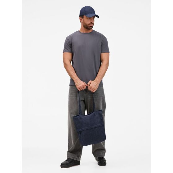 Сумка для покупок Denimate, темно-синяя-6