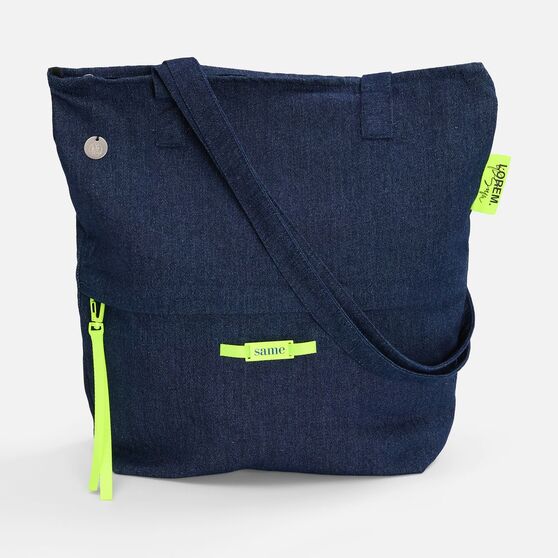 Сумка для покупок Denimate, темно-синяя-8