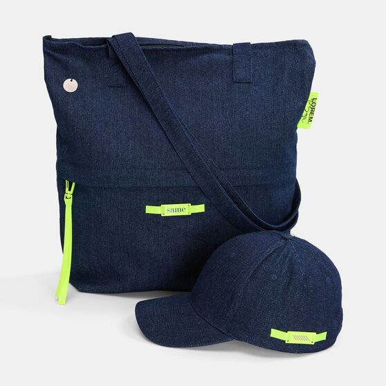 Сумка для покупок Denimate, темно-синяя-13