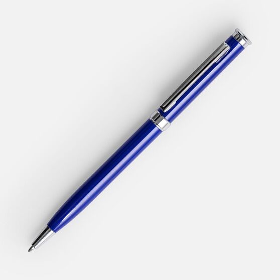Ручка шариковая Finn Chrome, синяя-1